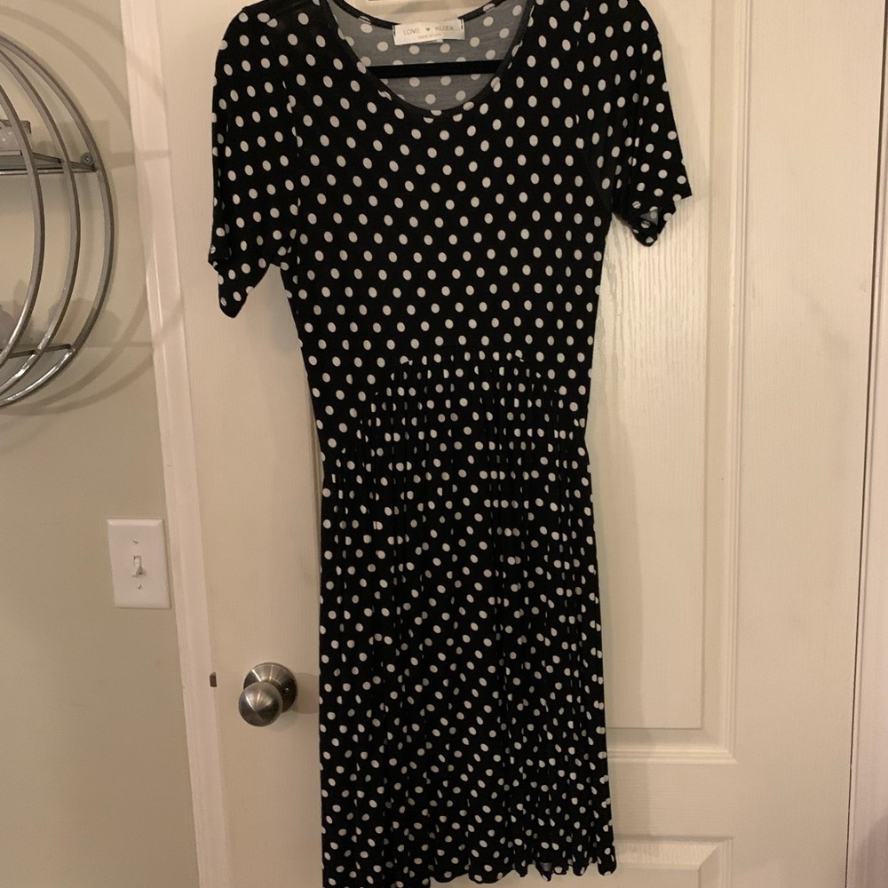 Love Kuza Polka Dot Dress
